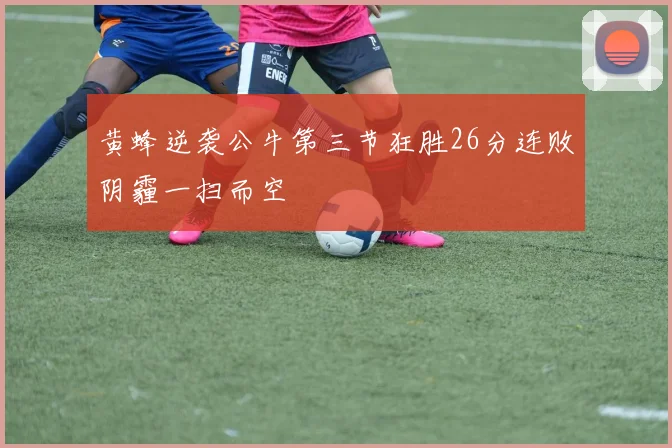 黄蜂逆袭公牛第三节狂胜26分连败阴霾一扫而空